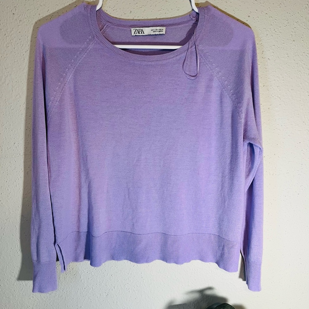 Zara lilac sweater